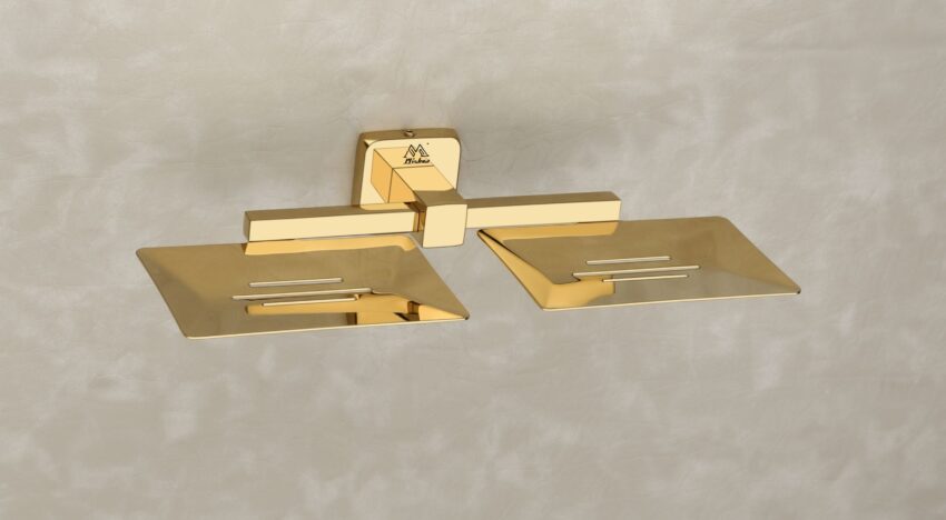 SS Flat Double Soap Dish - Image 3