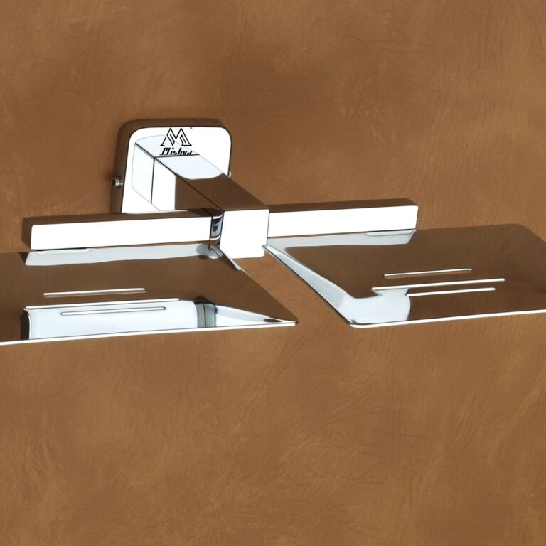 SS Flat Double Soap Dish