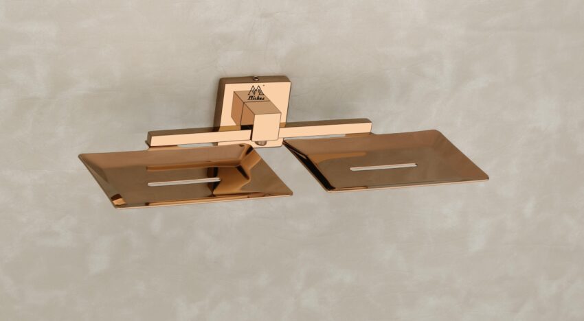 SS Flat Double Soap Dish - Image 4